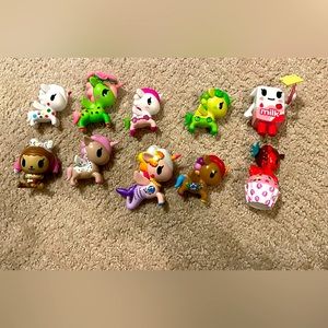 Set of Tokidoki Unicorns